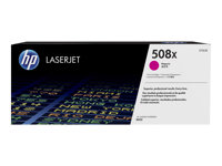 HP 508X - Lång livslängd - magenta - original - LaserJet - tonerkassett (CF363X) - för Color LaserJet Enterprise MFP M577; LaserJet Enterprise Flow MFP M577 CF363X