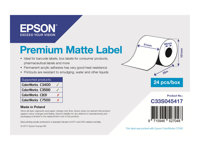 Epson Premium - Matt - Rulle (5,1 cm x 35 m) 1 rulle (rullar) löpande etikettpapper - för Epson TM-C3400-LT; ColorWorks CW-C4000E (BK), CW-C4000E (MK); TM C3400, C3400BK, C3500 C33S045417