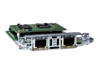 Cisco Multiflex Trunk Voice/WAN Interface Card G.703 2nd Generation - Expansionsmodul - 2 portar - T-1/E-1 - för Cisco 17XX, 1841, 1921 4-pair, 1921 ADSL2+, 19XX, 28XX, 28XX 2-pair, 29XX, 38XX, 39XX VWIC2-2MFT-G703=