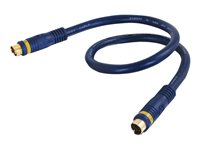 C2G Velocity - Videokabel - S-Video - 4-stifts mini-DIN hane till 4-stifts mini-DIN hane - 30 m - dubbelt skärmad koaxial 80159