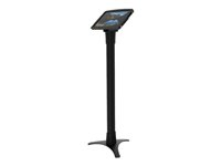 Compulocks Surface Pro 3-7 Space Enclosure Portable Floor Stand - Kiosk - Antistöld - för surfplatta - låsbar - järn, höggradig aluminium - svart - skärmstorlek: 12" - golvstående - för Microsoft Surface Pro 3, Pro 4, Pro 5, Pro 6, Pro 7, Pro 7+ 147B540GEB