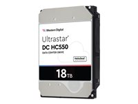 WD Ultrastar DC HC550 WUH721818AL5204 - Hårddisk - 18 TB - inbyggd - 3.5" - SAS 12Gb/s - 7200 rpm - buffert: 512 MB 0F38353