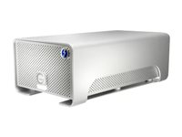 G-Technology G-RAID with Thunderbolt GRATHEB80002BAB - Hårddiskarray - 8 TB - 2 fack (SATA-600) - HDD 4 TB x 2 - Thunderbolt (extern) 0G02273