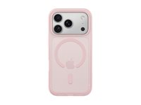 Belkin SheerForce Grip Series - Baksidesskydd för mobiltelefon - MagSafe-kompatibilitet - tillverkas av återvunna material - rosa - för Apple iPhone 17 Pro MSA035HQPK