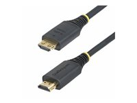 StarTech.com - High Speed - HDMI-kabel - HDMI hane till HDMI hane - skärmad - svart - passiv, 4K60Hz stöd, 1440p (UWQHD) stöd 144Hz, 1080p stöd 240 Hz, halogenfri HDMI2-CABLE-GRIP-1M