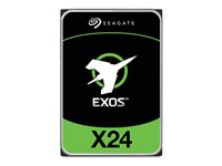 Seagate Exos X24 ST24000NM002H - Hårddisk - Enterprise - 24 TB - inbyggd - 3.5" - SATA 6Gb/s - 7200 rpm - buffert: 512 MB ST24000NM002H