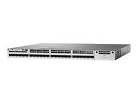 Cisco Catalyst 3850-24XS-S - Switch - L3 - Administrerad - 24 x 1 Gigabit / 10 Gigabit SFP+ - skrivbordsmodell, rackmonterbar WS-C3850-24XS-S