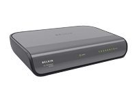 Belkin Network Switch - Switch - ohanterad - 8 x 10/100 - skrivbordsmodell F5D5131AZ8