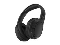 Belkin SoundForm Surround - Hörlurar med mikrofon - fullstorlek - Bluetooth - trådlös, kabelansluten - USB-C, 3,5 mm kontakt - svart AUD009HQBK