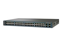 Cisco Catalyst 3750V2-48TS - Switch - L3 - Administrerad - 48 x 10/100 + 4 x SFP - rackmonterbar WS-C3750V2-48TS-E