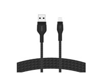 Belkin BOOST CHARGE - Lightning-kabel - USB hane till Lightning hane - 2 m - svart CAA010BT2MBK