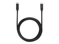 Targus - USB-kabel - 24 pin USB-C (hane) till 24 pin USB-C (hane) - 2 m - svart ACC928USX