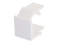 C2G Snap-In Blank Keystone Insert Module - Modulär insättning (tom) - vit 81303