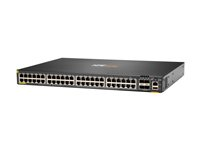 HPE Aruba 6200F 48G Class4 PoE 4SFP+ 370W Switch - Switch - L3 - Administrerad - 48 x 10/100/1000 (PoE+) + 4 x 1 Gigabit / 10 Gigabit SFP+ - rackmonterbar - PoE+ (370 W) JL727A#ABB