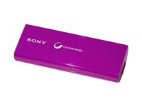 Sony CP-V3 - Strömförsörjningsbank - 2800 mAh - 1.5 A (USB) - på kabel: Micro-USB - lila CP-V3V