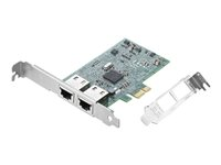 Broadcom BCM5720-2P - Nätverksadapter - PCIe låg profil - Gigabit Ethernet x 2 - för ThinkPad L15 Gen 4; ThinkStation P3; P360; P520; P520c; P620; P720; P920 4XC1K83390