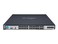 HPE 6600-24G-4XG Switch - Switch - L4 - Administrerad - 24 x 10/100/1000 + 4 x kombinations-SFP + 4 x SFP+ - rackmonterbar J9264A