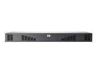 HPE IP Console G2 Switch with Virtual Media and CAC 1x1Ex8 - Omkopplare för tangentbord/video/mus - 8 x KVM port(s) - 1 lokal användare - 1 IP-användare - skrivbordsmodell - för HPE 10XXX G2, 600, 800; Advanced Series Racks 42U 600; ProLiant DL20 Gen9, e2000 G6; Rack AF620A