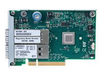 HPE InfiniBand FDR/EN 10/40Gb Dual Port 544FLR-QSFP - Nätverksadapter - PCIe 3.0 x8 - 40Gb Ethernet / Infiniband FDR QSFP x 2 - för ProLiant DL360p Gen8, DL385p Gen8, DL388p Gen8, DL560 Gen8, SL250s Gen8, SL270s Gen8 649282-B21