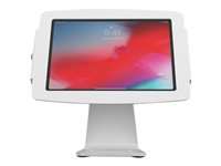 Compulocks iPad 10.2" Space Enclosure Rotating Counter Stand - Monteringssats (hölje, VESA-monteringsbas) - för surfplatta - låsbar - höggradig aluminium - vit - skärmstorlek: 10.2" - bänkskiva - för Apple 10.2-inch iPad (7:e generation, 8:e generation, 9:e generation) 303W102IPDSW