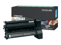 Lexmark - Extra lång livslängd - svart - original - tonerkassett LCCP, LRP - för Lexmark C782dn, C782dtn, C782n, X782e, X782e MFP, X782e Page Plus Solution C782X1KG