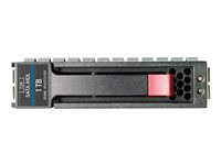 HPE Midline - Hårddisk - 1 TB - hot-swap - 3.5" - SATA 3Gb/s - 7200 rpm 454146-B21