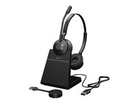 Jabra Engage 55 Stereo - Headset - på örat - DECT - trådlös - Optimerad för UC 9559-415-111