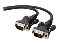 Belkin Gold Series - VGA-kabel - HD-15 (VGA) (hane) till HD-15 (VGA) (hane) - 3 m - formpressad, tumskruvar F2N028B10-GLD