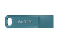 SanDisk Ultra Dual Drive Go - USB flash-enhet - 256 GB - USB 3.2 Gen 1 / USB-C - navagio bay SDDDC3-256G-G46NBB