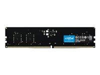 Crucial - DDR5 - modul - 8 GB - DIMM 288-pin - 5200 MHz / PC5-41600 - CL42 - 1.1 V - ej buffrad - on-die ECC - svart CT8G52C42U5