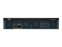 Cisco 2921 VPN ISM Module HSEC Bundle - Router 1GbE - WAN-portar: 3 - rackmonterbar CISCO2921-HSEC+/K9