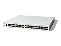 Cisco Catalyst 1300-48T-4G - Switch - L3 - Administrerad - 48 x 10/100/1000Base-T + 4 x 1 Gigabit SFP - rackmonterbar C1300-48T-4G