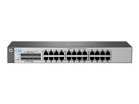 HPE OfficeConnect 1410 24 - Switch - L3 - ohanterad - 24 x 10/100 - skrivbordsmodell, rackmonterbar, väggmonterbar J9663A#ABB