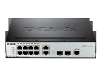 D-Link DGS 3000-10TC - Switch - Administrerad - 8 x 10/100/1000 + 2 x kombinations-Gigabit SFP - skrivbordsmodell, rackmonterbar DGS-3000-10TC