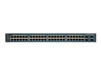 Cisco Catalyst 3560V2-48TS - Switch - L3 - Administrerad - 48 x 10/100 + 4 x SFP - rackmonterbar WS-C3560V2-48TS-S