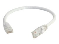 C2G Cat6 Booted Unshielded (UTP) Network Patch Cable - Patch-kabel - RJ-45 (hane) till RJ-45 (hane) - 2 m - UTP - CAT 6 - formpressad, hakfri, tvinnad - vit 83488