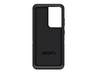 OtterBox Defender Series - ProPack Packaging - baksidesskydd för mobiltelefon - robust - polykarbonat, syntetiskt gummi - svart - för Samsung Galaxy S21 Ultra 5G 77-81889