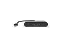 Belkin - Hubb - 4 x USB-C - skrivbordsmodell AVC018BTBK