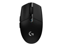 Logitech G G305 - Mus - optisk - 6 knappar - trådlös - 2.4 GHz - trådlös USB-mottagare - svart 910-005283