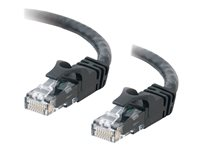 C2G Cat6 Booted Unshielded (UTP) Network Patch Cable - Patch-kabel - RJ-45 (hane) till RJ-45 (hane) - 2 m - UTP - CAT 6 - formpressad, hakfri, tvinnad - svart 83408