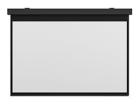 Multibrackets M Motorized Projection Screen Black Edition - Projektorduk - takmontering, väggmontering - motoriserad - 77" (196 cm) - 16:10 - Matte White - svart 7350022735576