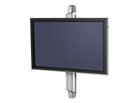 SMS Flatscreen X WH S1455 - Monteringssats (väggfäste, stång, universalglidkonsol) - vridbar - för LCD-display - vit, aluminium - skärmstorlek: 40"-55" - väggmonterbar PD081003-P0