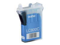 Brother LC800C - Cyan - original - bläckpatron - för Brother MFC-3220C, MFC-3320CN, MFC-3420C, MFC-3820CN; FAX-1815C, 1820C LC800C