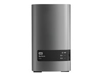 WD My Book Duo WDBLWE0060JCH - Hårddiskarray - 6 TB - 2 fack 3 TB x 2 - USB 3.0 (extern) WDBLWE0060JCH-EESN