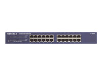 NETGEAR JGS524v2 - Switch - ohanterad - 24 x 10/100/1000 - skrivbordsmodell, rackmonterbar - AC 100/230 V JGS524-200EUS