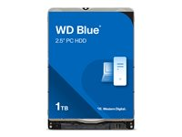 WD Blue WD10SPZX - Hårddisk - 1 TB - inbyggd - 2.5" - SATA 6Gb/s - 5400 rpm - buffert: 128 MB WD10SPZX
