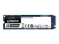 Kingston A2000 - SSD - krypterat - 1 TB - inbyggd - M.2 2280 - PCIe 3.0 x4 (NVMe) - 256 bitars AES - för Intel Next Unit of Computing 12 Enthusiast Mini PC - NUC12SNKi72VA SA2000M8/1000G