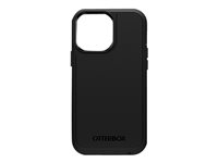 OtterBox Defender Series XT - Baksidesskydd för mobiltelefon - robust - med MagSafe - MagSafe-kompatibilitet - 50 % återvunnen plast, polykarbonat, syntetiskt gummi - svart - för Apple iPhone 13 Pro Max 77-84673