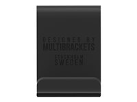 Multibrackets M Headset Holder - Monteringssats (montering på skrivbord) - för hörlurar/headset - aluminium - svart - skrivbord, disk-monteringsbar 7350073731886