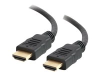 C2G 1.5m High Speed HDMI Cable with Ethernet - 4k - UltraHD - HDMI-kabel med Ethernet - HDMI hane till HDMI hane - 1.5 m - skärmad - svart 82025